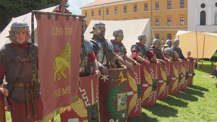 Római harcosok Pécsett