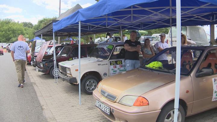 Szlalom rallye Pécsett